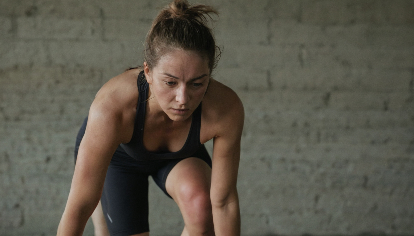 Is a HIIT training workout appropriate for a beginner editorial visual